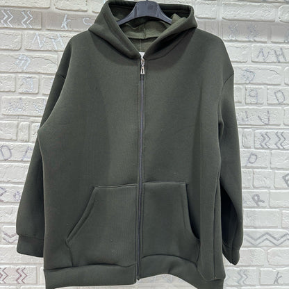Felpa zip over