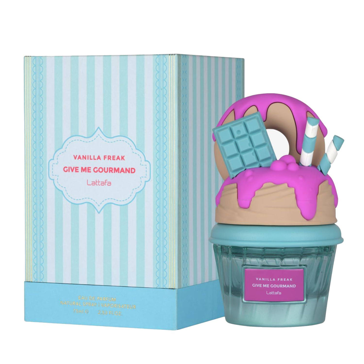 Lattafa Give Me Gourmand Vanilla Freak Profumo Unisex Eau De Parfum Spray 75 Ml