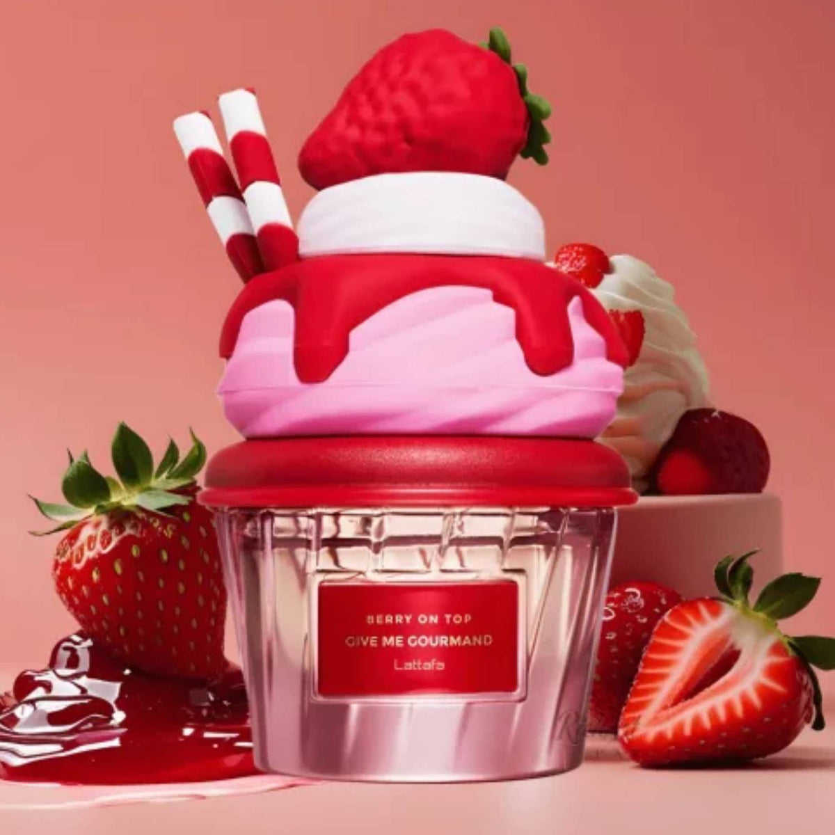 Lattafa Give Me Gourmand Berry On Top Profumo Unisex Eau De Parfum Spray 75 Ml