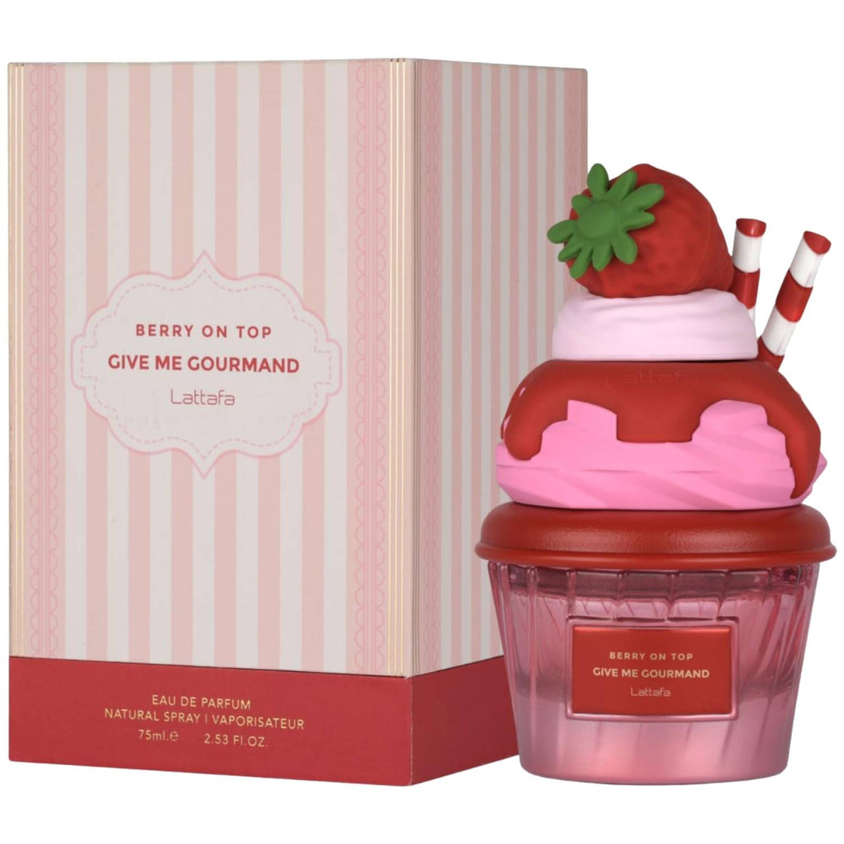 Lattafa Give Me Gourmand Berry On Top Profumo Unisex Eau De Parfum Spray 75 Ml