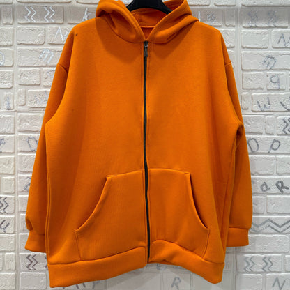 Felpa zip over