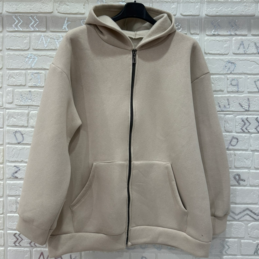 Felpa zip over