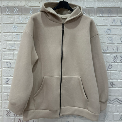 Felpa zip over
