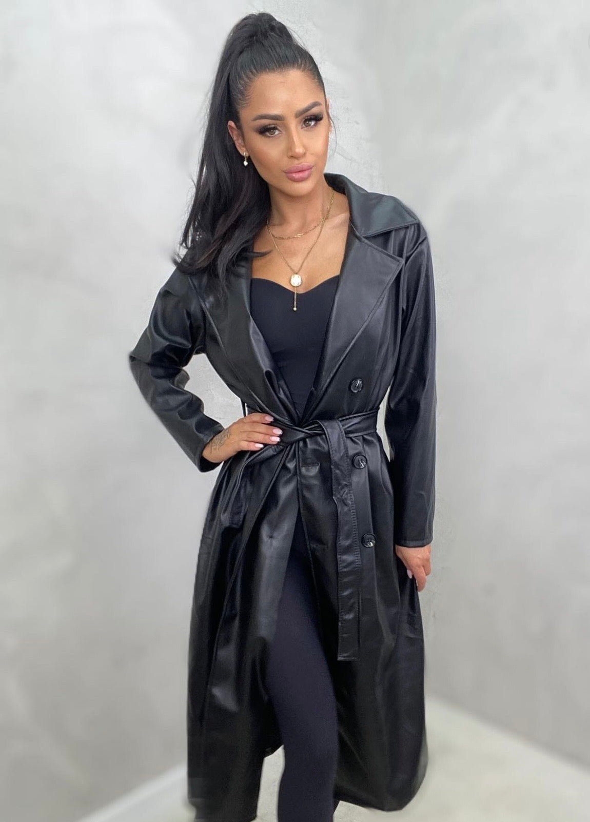 Cappotto ecopelle Francesca