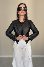 Giubbino Origami Similpelle