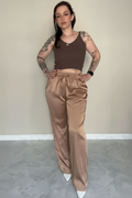 Pantalone Palazzo "Luce Dorata"