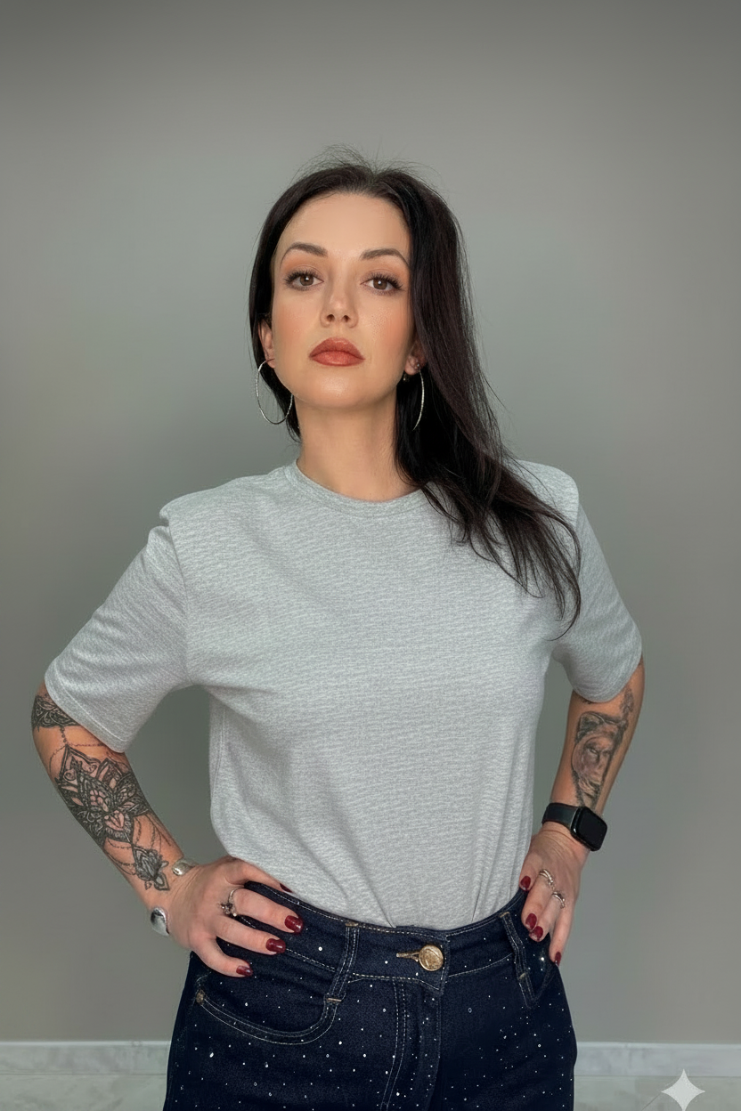 T-shirt Unica - Con Spalline Imbottite
