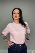 T-shirt Unica Rosa -Con Spalline Imbottite
