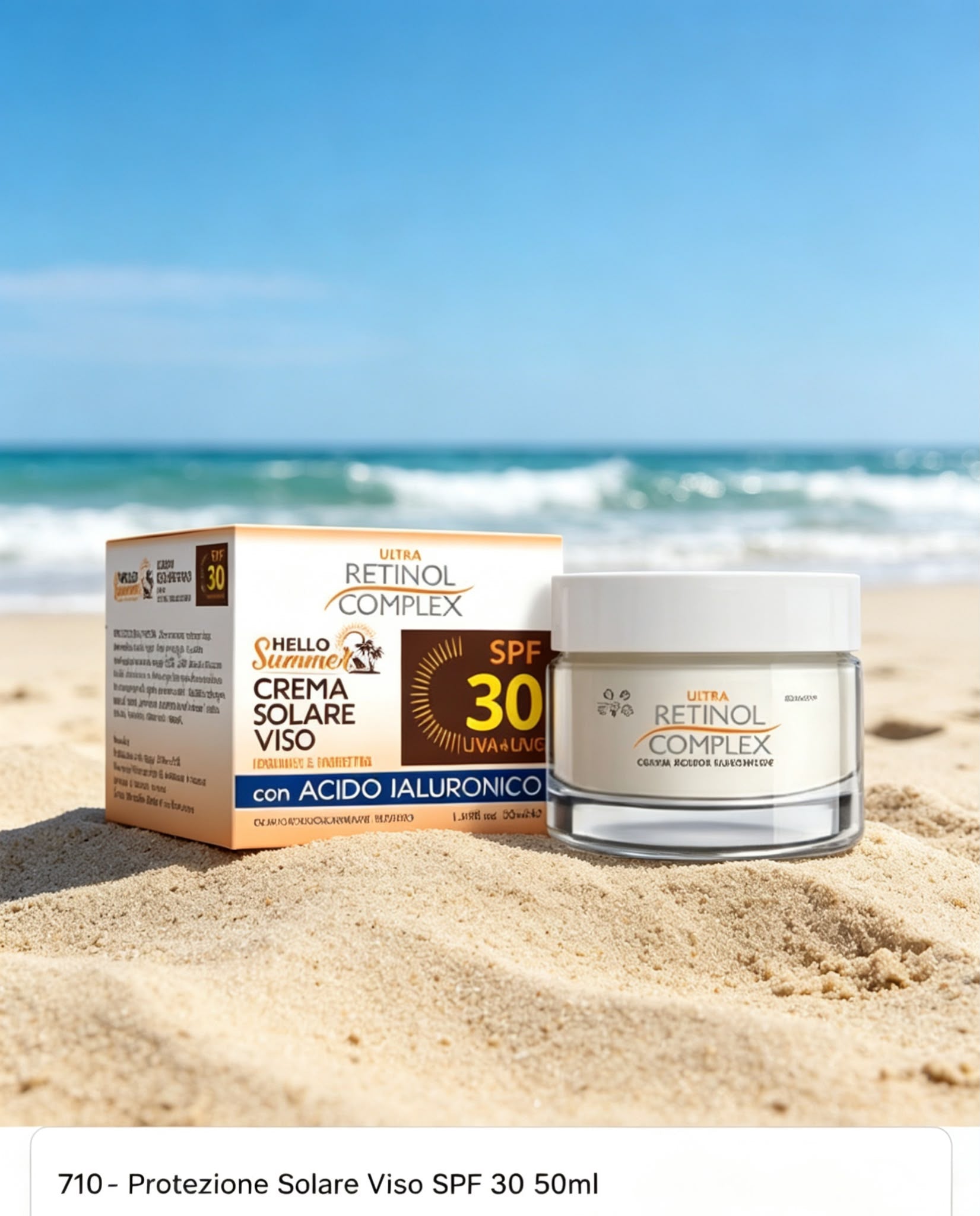 Crema Solare Viso SPF 30 Retinol Complex 50ml | NomeShop