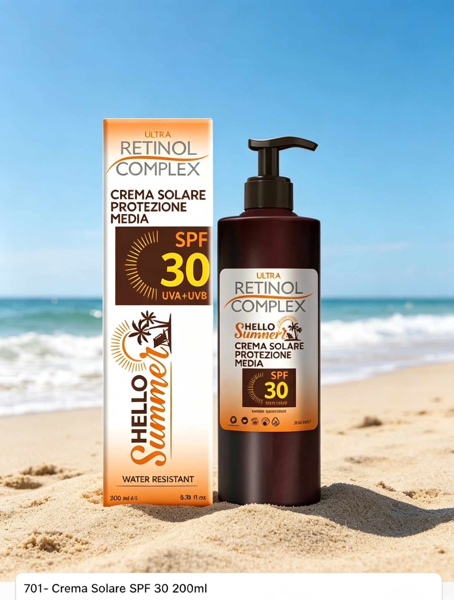 Crema Solare SPF 30 Ultra Retinol Complex 200ml | Hello Summer
