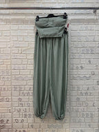 Coordinato a Quadretti con Top a Fascia e Pantaloni Harem