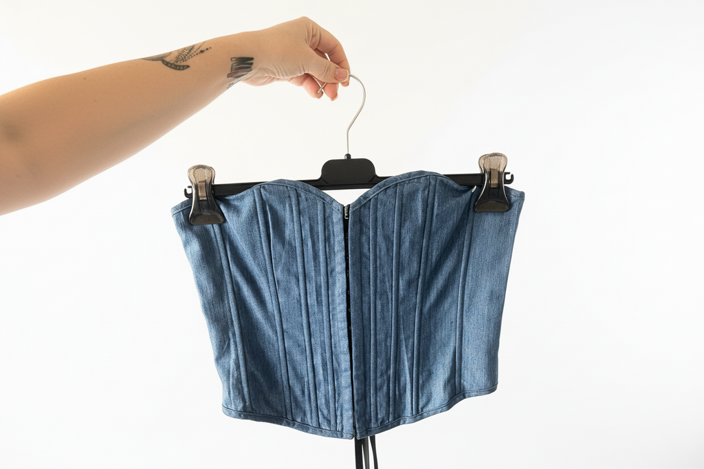Top Jeans stringato