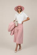Polo in Maglia "Crystal Bloom"