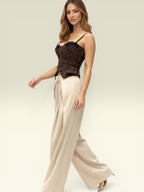 Pantalone Palazzo "Katarina" – Beige