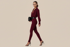 Tuta "Milano" Deep Burgundy